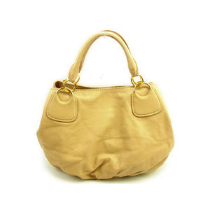 Miu Miu Back Tan Summer Leather Handbag Item Outlet
